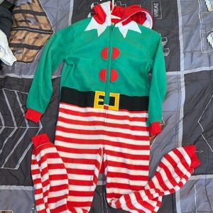 Kids elf onesie
